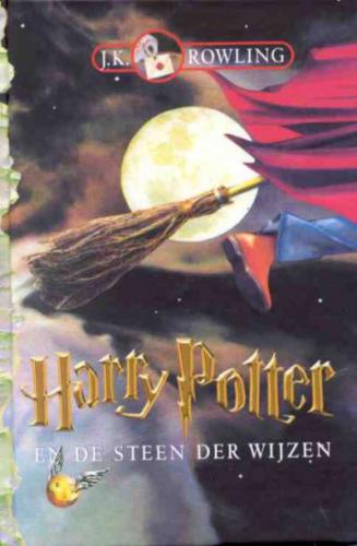 Cover boek: Harry Potter en de steen der wijzen
